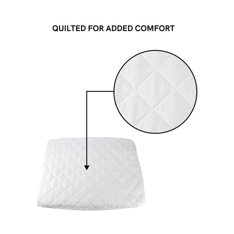 White Quilted Cotton Waterproof Dog Mat Bed Cover