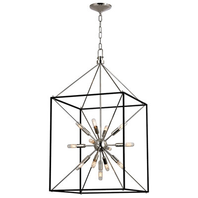 Glendale 13 - Light Lantern Square Chandelier
