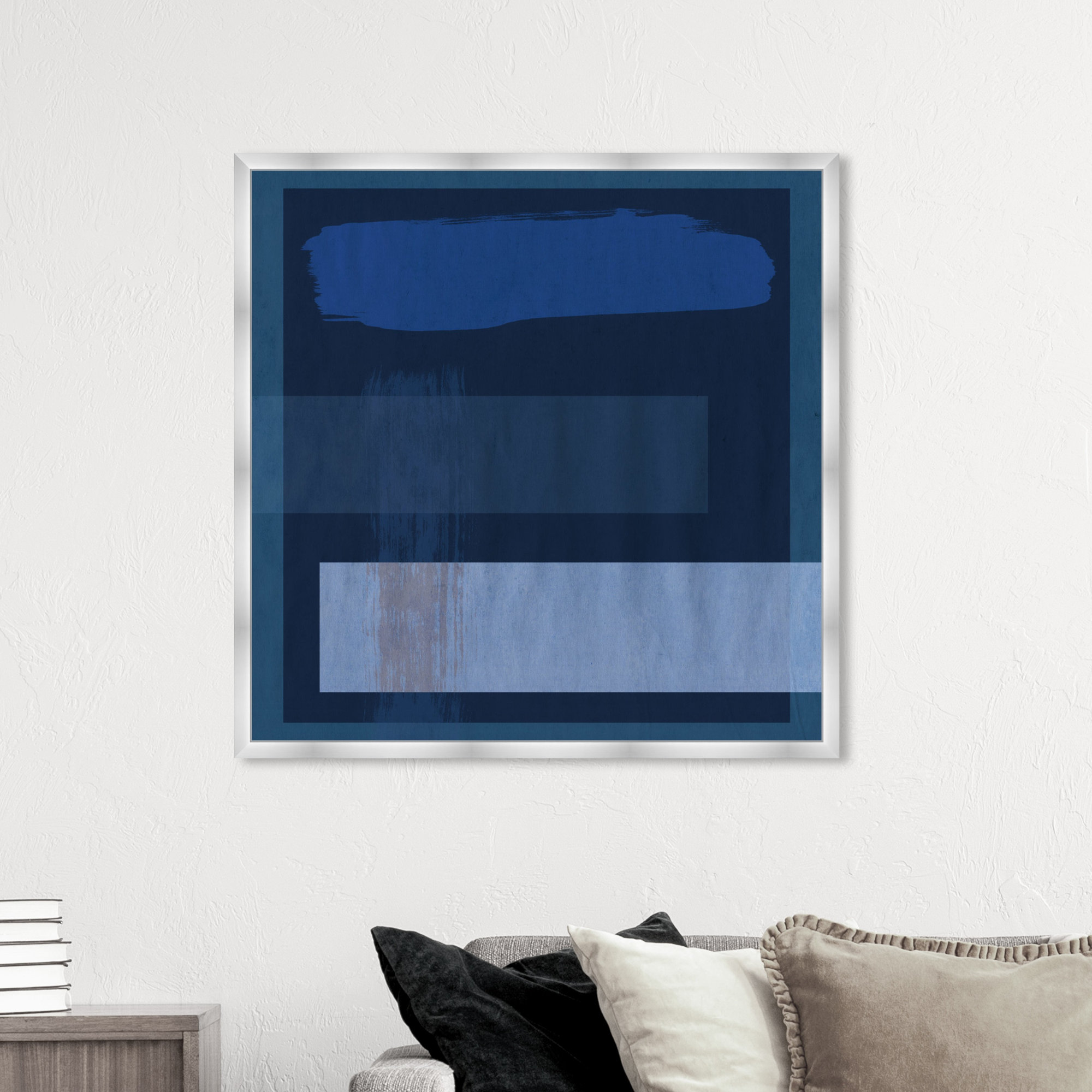 Galicia En Primavera by Oliver Gal, 42" H x 42" W x 0.5" D, Silver