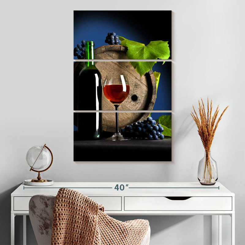 Baril de vin rouge Yarlin, H 32 po x l 20 po