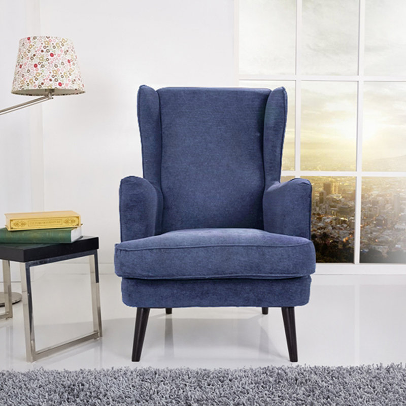 Zachariah Wingback Wide Armchair
