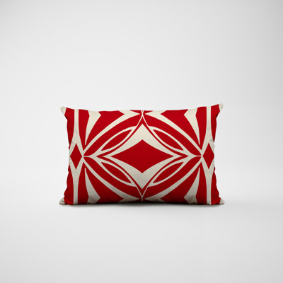 Polyester / Mélange de polyester Housse de coussin rectangulaire intérieure / extérieure lombaire et insert
