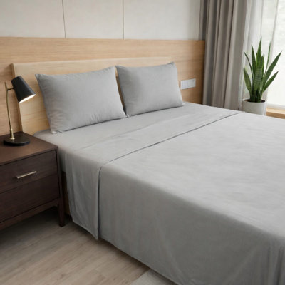 Ultra Soft Bamboo Sheet Set - 4 Pc Set - Wrinkle Resistant - Cooling Sheets with Deep Pockets