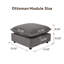 Canapé modulaire 31,5 po avec repose-pieds Heffernan-118026101