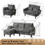 Ensemble de canapé modulaire 4 pièces avec causeuse et fauteuil-1671165819
