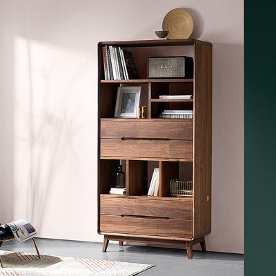 Simple large-capacity bookcase display cabinet