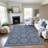 Premium Machine Washable Sykora AMF1451 Geometric Rug-2030985015