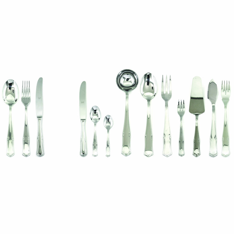 Ensemble de couverts Bavière (configuration S) - 113 pièces - Acier inoxydable