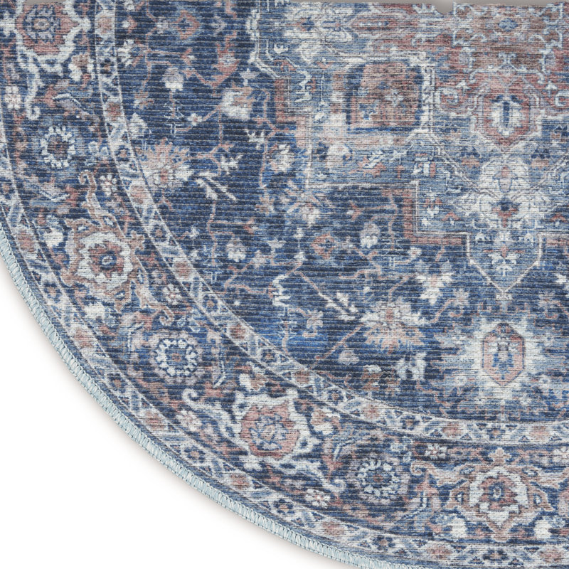 Tapis lavable à la machine New Concepts, Rond 5 pi 3 po