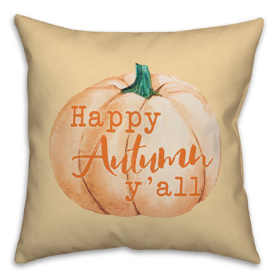  Coussin Happy Autumn Y'all