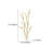 Modern 11-Hook Wall Mounted Coat Rack in Gold with Tree Branch Shape