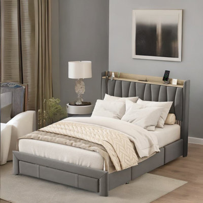 Cadre de lit sans matelas