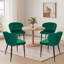 Ensemble de 4 chaises d'appoint Everly Quinn