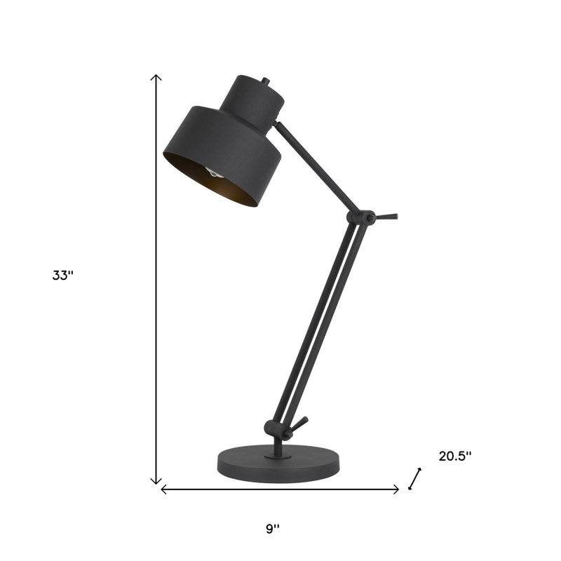 Adalida Adjustable Metal Desk Lamp