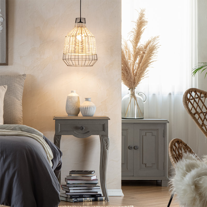 Alor 40cm H Novelty Pendant Shade ( Spider ) in Beige