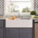 33"L x 20"W Farmhouse Kitchen Sink Deep Single Bowl Fireclay Workstation Sink with Cutting Board and Dish Drying Rack