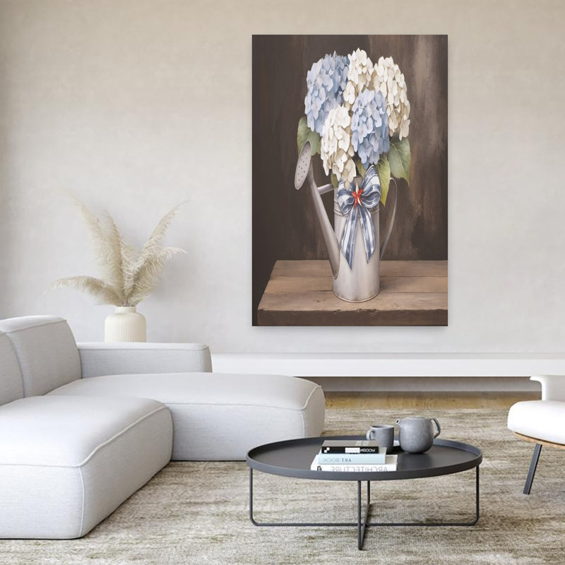 Été, hortensia rustique contemporain, H 40 po x l 60 po