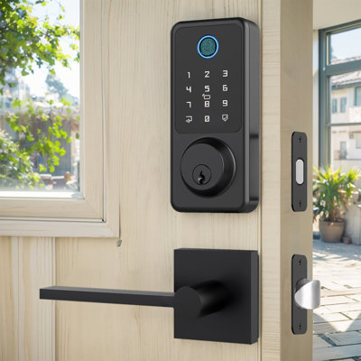 Fingerprint Smart Door Lock With Lever Handle