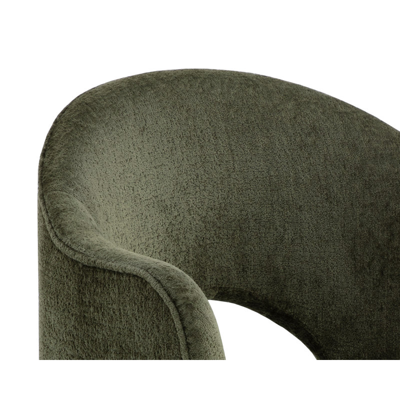 Anaya Upholstered Arm Chair, Bergen Olive