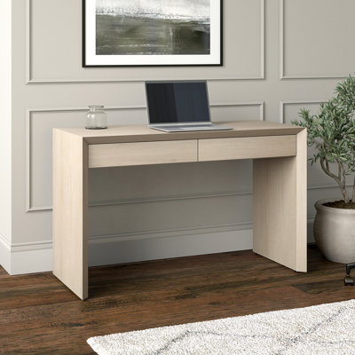 Harlan 48" Wide Rectangular Desk in Alder White