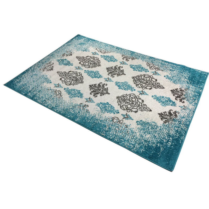 Beldale Damask Indoor Rug, Rectangle 4'11" x 6'11"