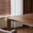 Rectangular solid wood dining table-106686623