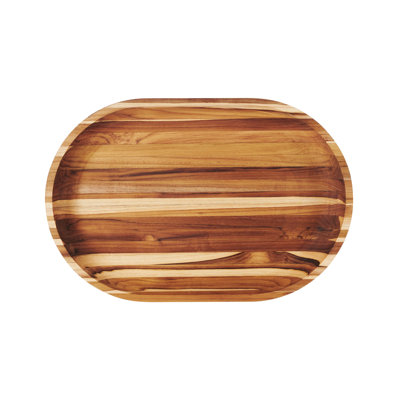 Plateau en bois de teck