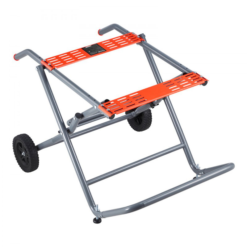 Support de scie à table portatif avec roues Capacité de charge de 350 lb