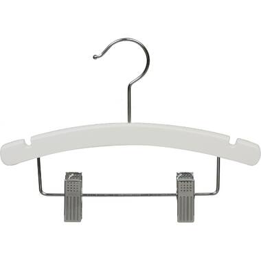 Children's White Wooden Combination Hangers