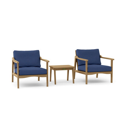Outdoor Teak Conversation Set