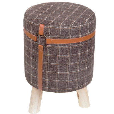 Tabouret décoratif velours Benefiel