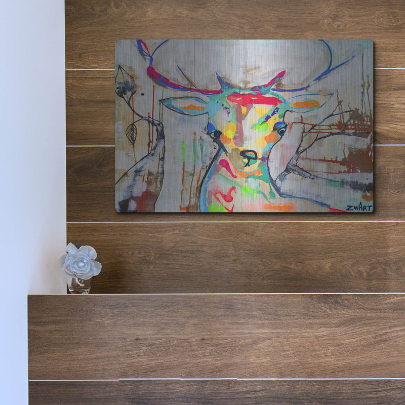 «Deer Soul» par Zwart, H 12 po x l 16 po