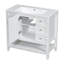 Meuble-lavabo 36 po avec lavabo, armoire à une porte, trois tiroirs et tablette ouverte-1215527191