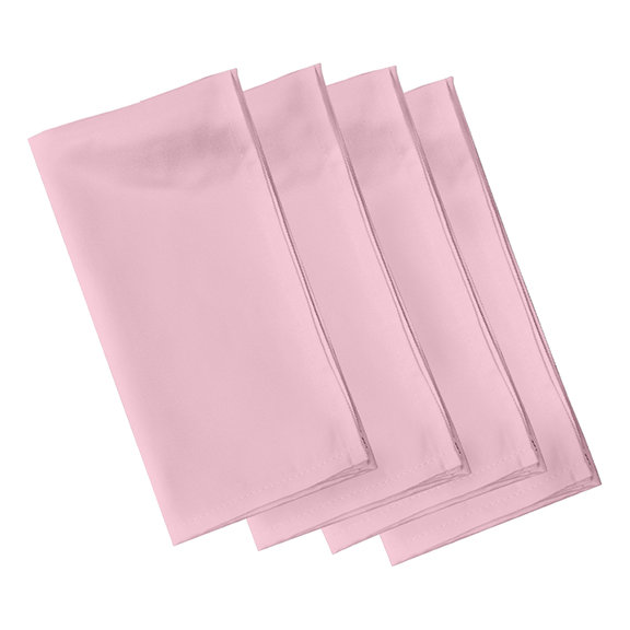 Serviette Zearing, Rose clair