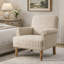Upholstered Wooden Armchair-397560427