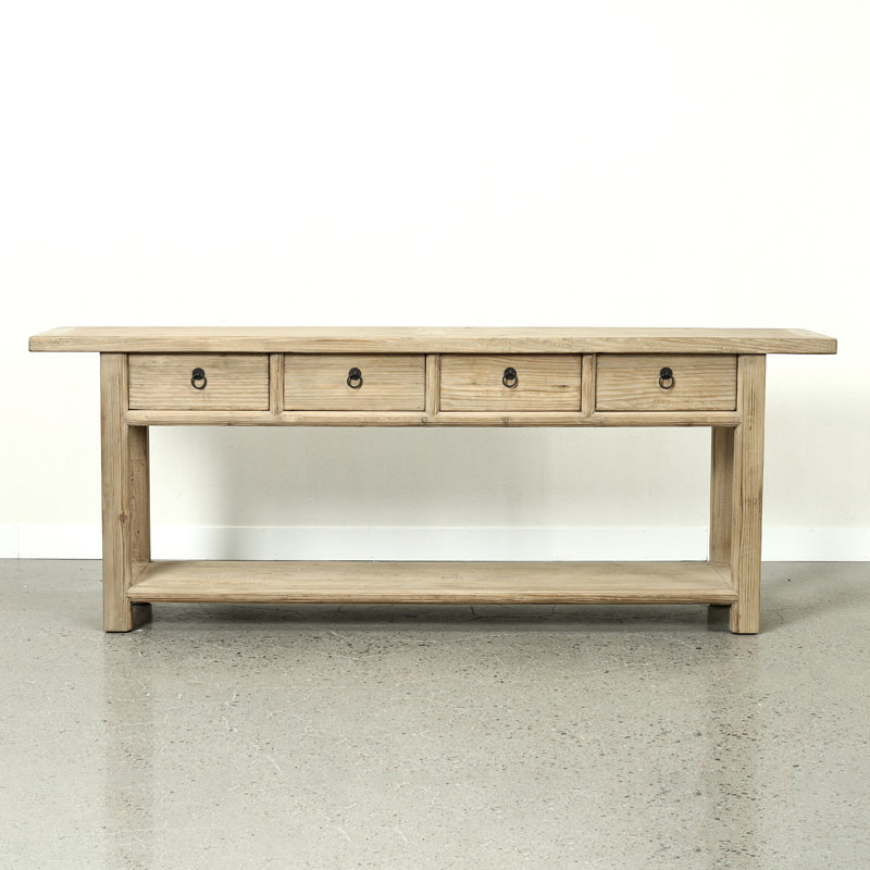 91'' W Solid Wood Console Table