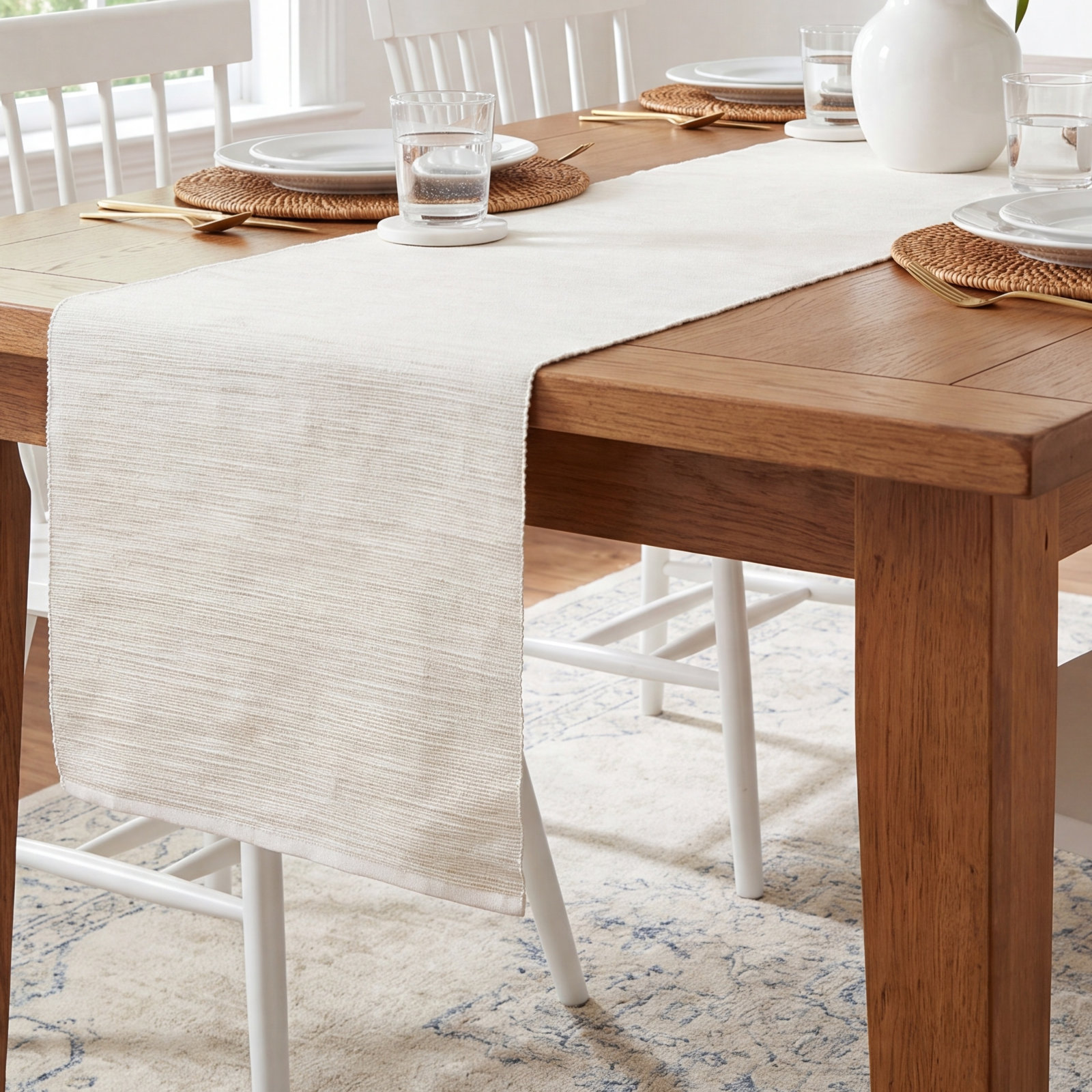 Bay Collection Table Runner, Natural
