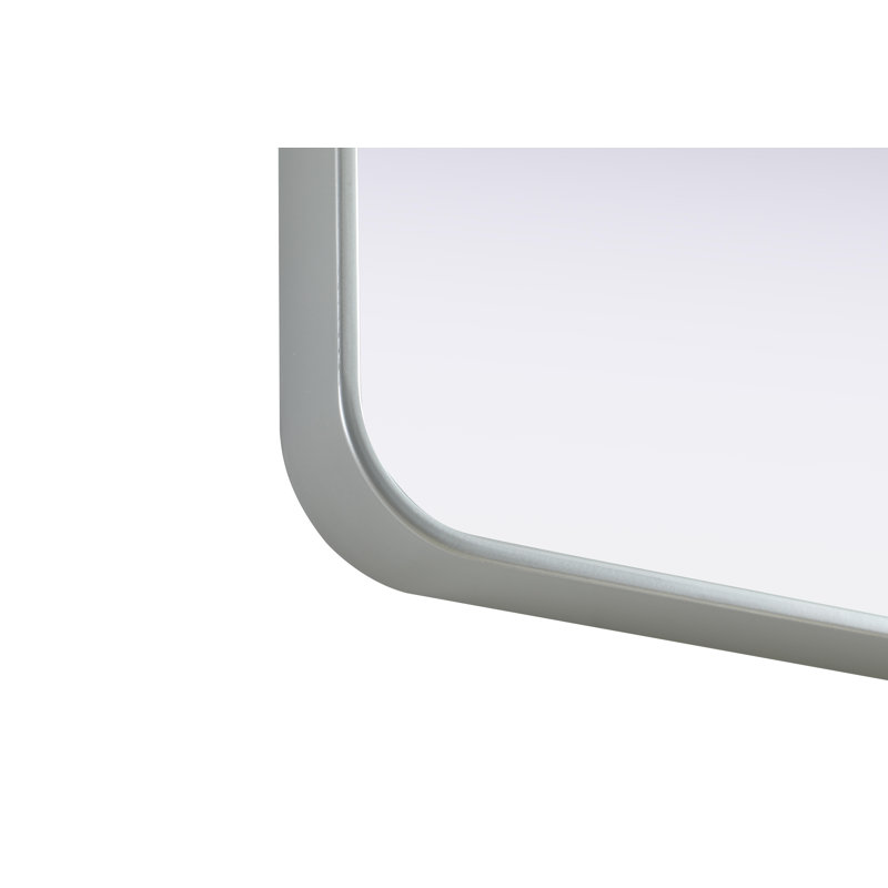 Miroir Erath, Argent argent, 24 po x 24 po