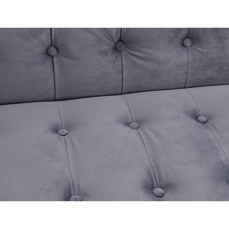 Kangley 3 Seater Sleeper, Rose Gold, Pink