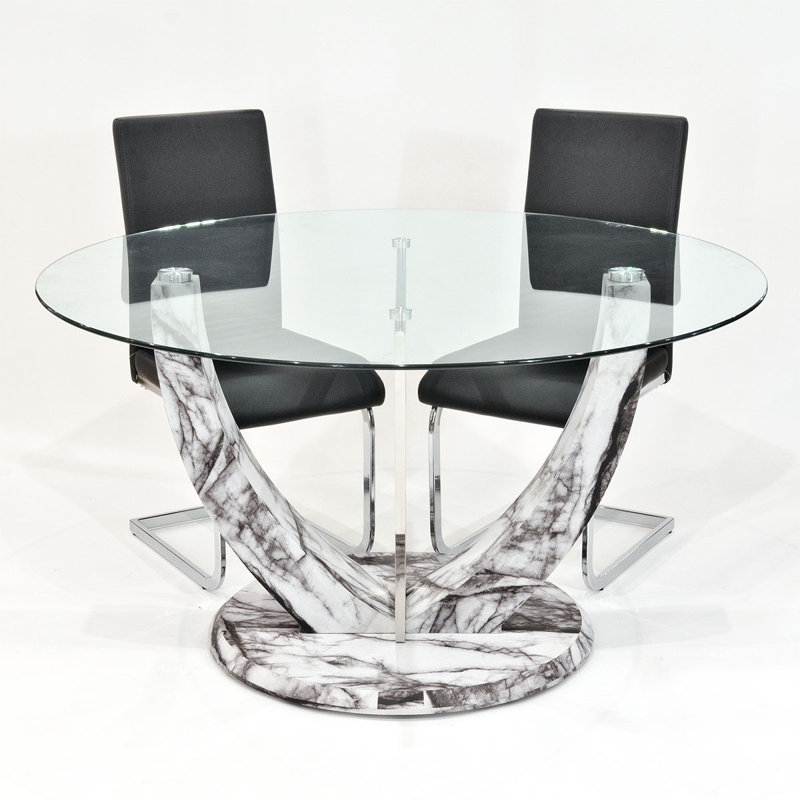 Titus 4 - Person Dining Set, Black
