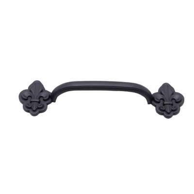 Poignée arche 3 3/4 po Fleur De Lis