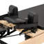 Appareil Pilates pliable Hisooth SpaceSaver, cadre en bois d'érable, machine de Pilates pour l'entraînement à domicile avec rails de glissement fluides, équipement d'exercice compact pour un entraînement complet du corps