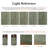 Kitty Machine Washable Area Rugs for Living Room with Non-Slip Backing Green Rug-1074835150