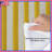 Yellow White Stripes Comforter-123586453