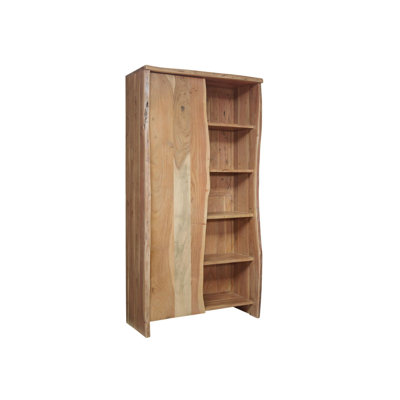 204cm H x 105cm W Solid Wood Standard Bookcase