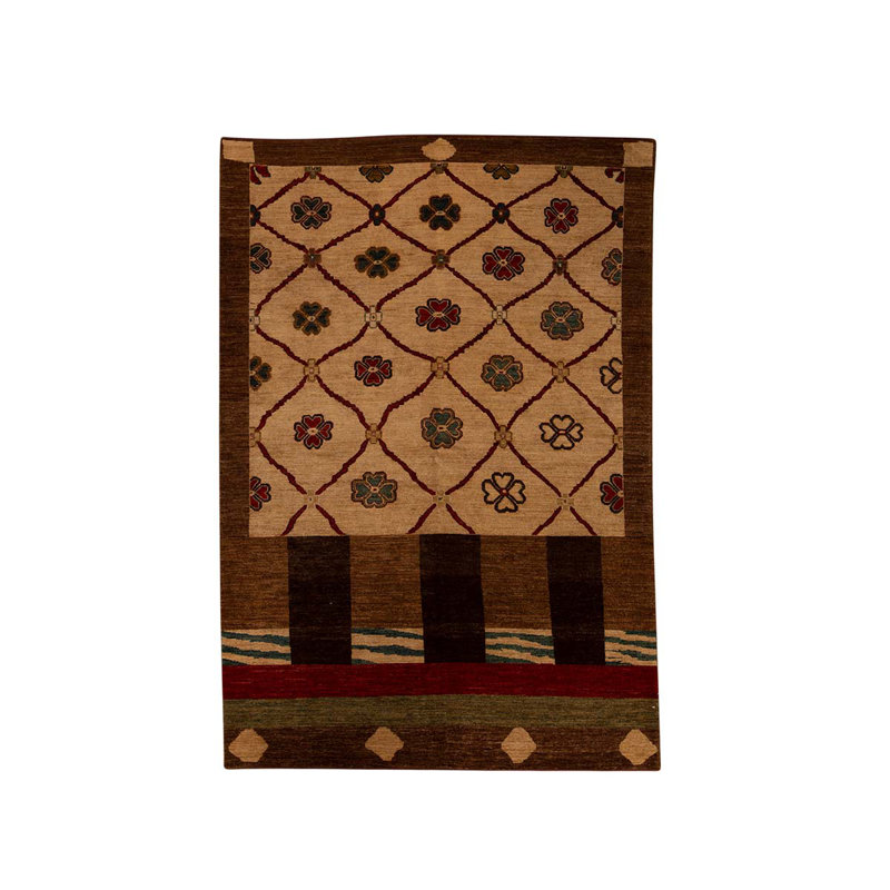 Tapis sienne / brun clair de haute qualité