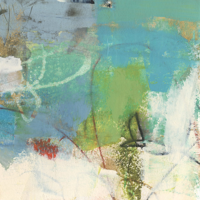 «Mod V» par Sue Jachimiec, reproduction sur toile tendue, H 36 po x l 36 po