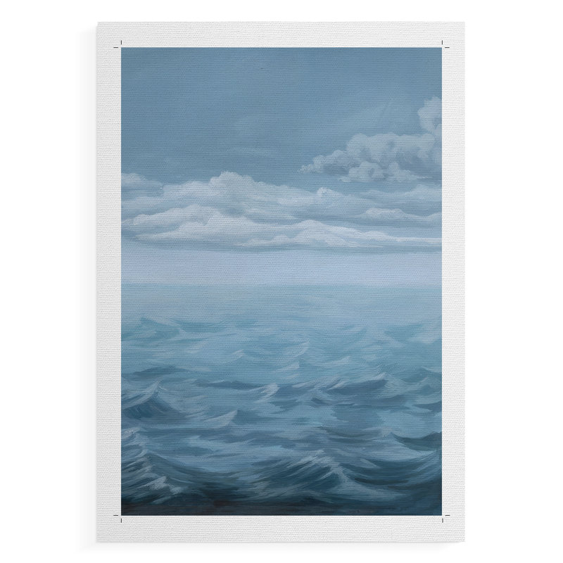 Roiling Sea II - Impression sur toile seulement - NON-CADRE, H 27 po x l 18 po