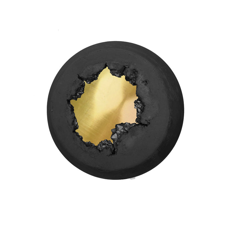Geode 1 - Light Pendant, Matte Black, Brass