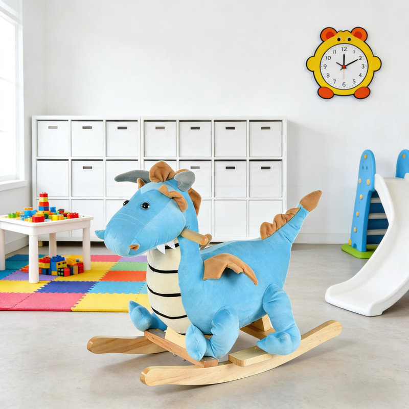 Chaise berçante dinosaure, jouet berçant pour enfants